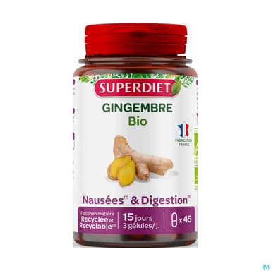 SUPERDIET GINGEMBRE BIO GEL45