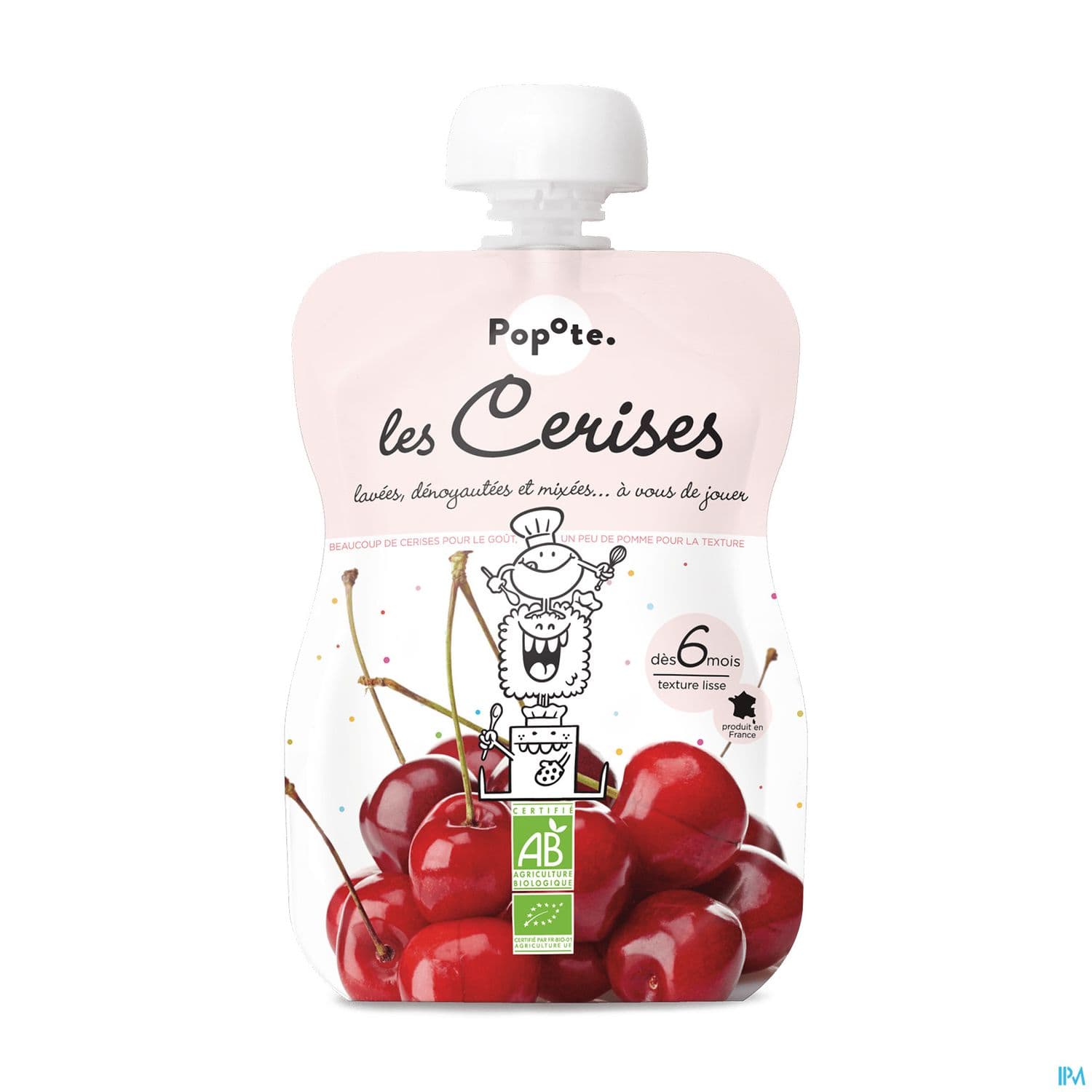 POPOTE COMPOTE CERISE 120G