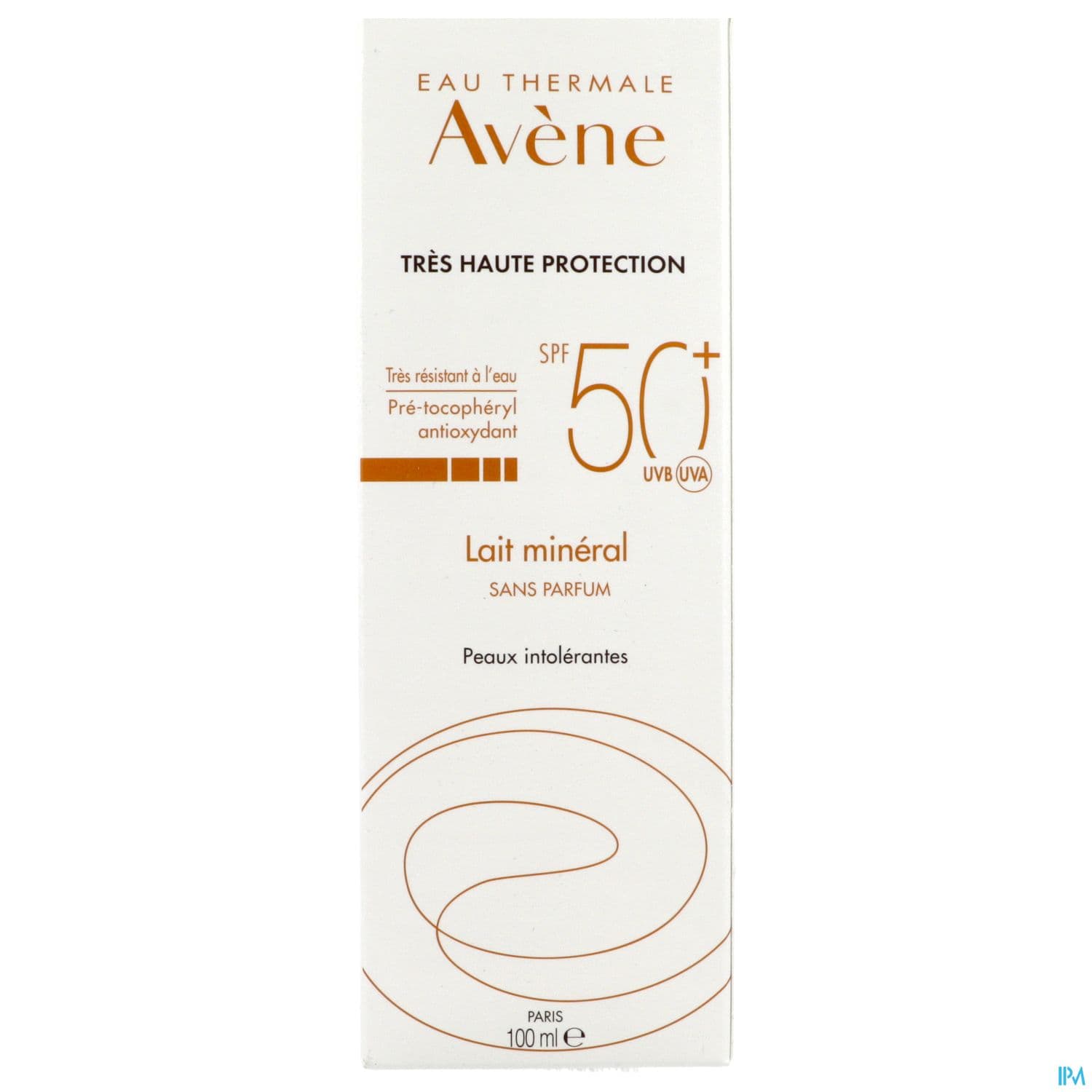 Eau Thermale Avene Solaire Lait Mineral Spf50+ 100ml