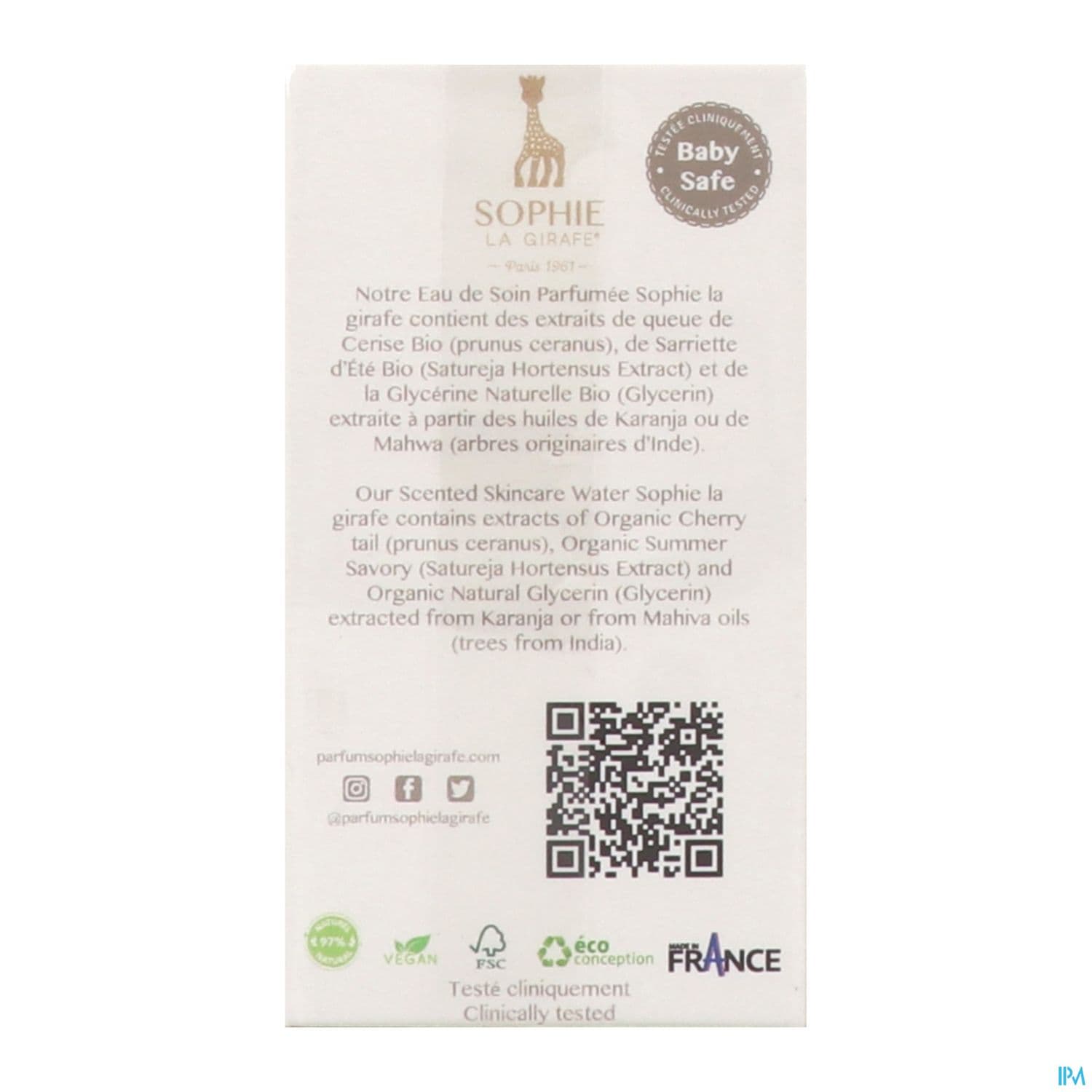 SOPHIE LA GIRAFE PARFUM 50ML