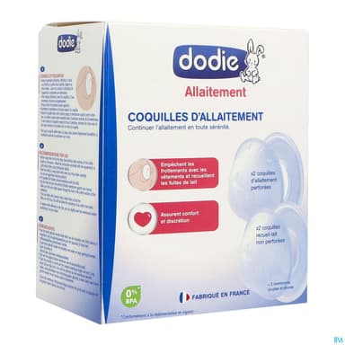 Dodie Coquille Allaitement X4