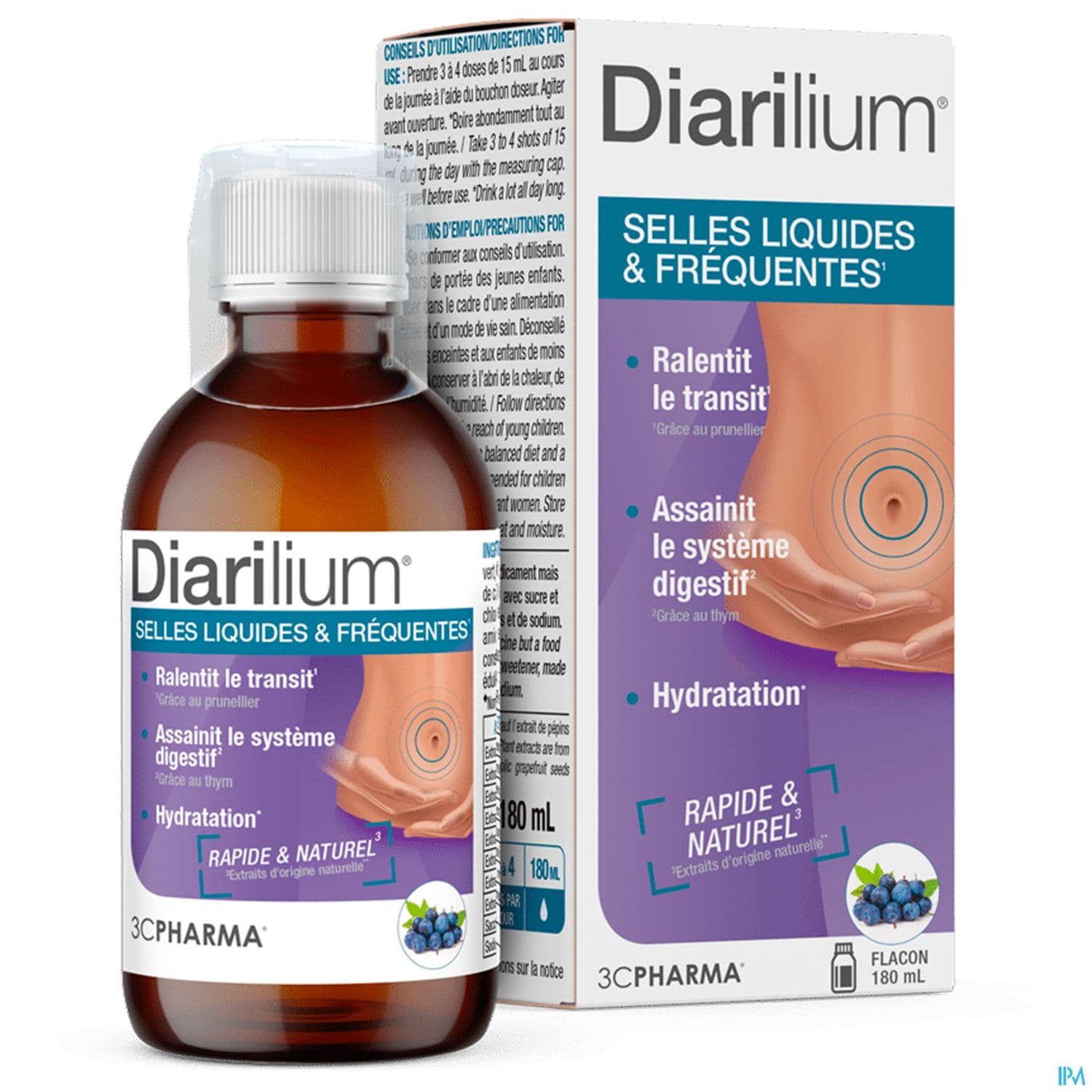 3C PHARMA DIARILIUM ADULTE 180ML