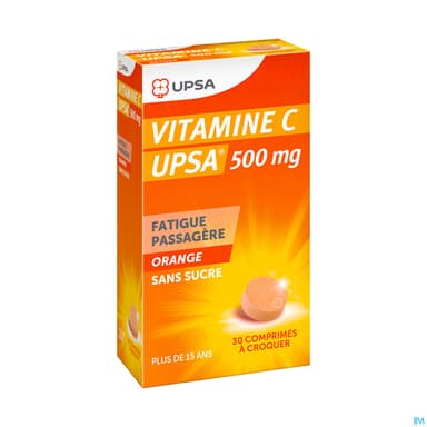 Upsa Vitamine C 500mg Comprime A Croquer 15 X2