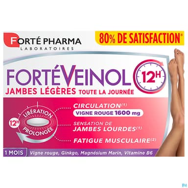Forte Pharma Forteveinol 12h Comprime A Liberation Prolongee 30