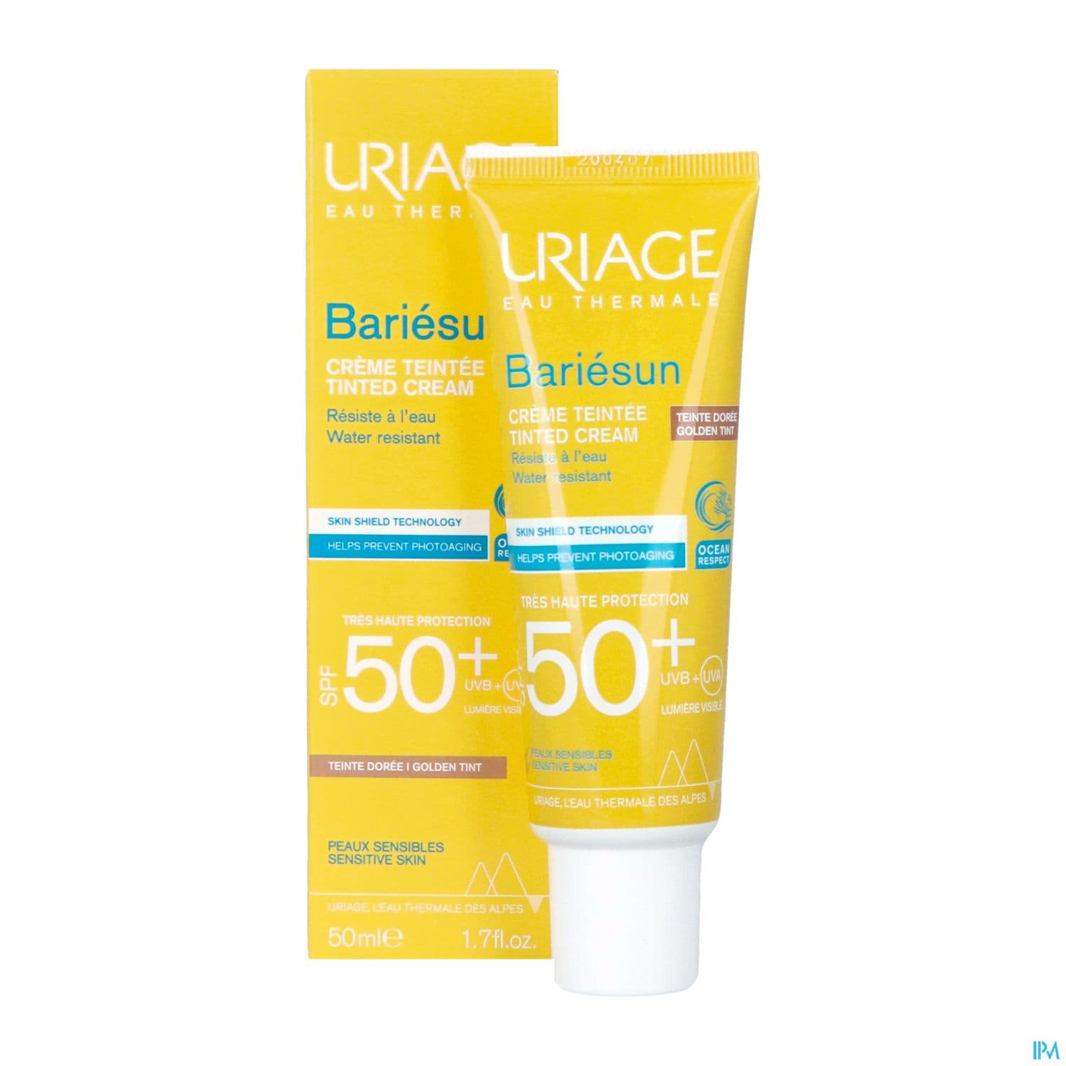Uriage Bariesun Creme Teintee Doree Spf50+ 50ml