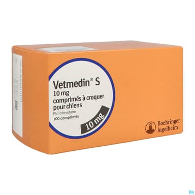 Vetmedin S 10mg Comprime A Croquer Chien 100