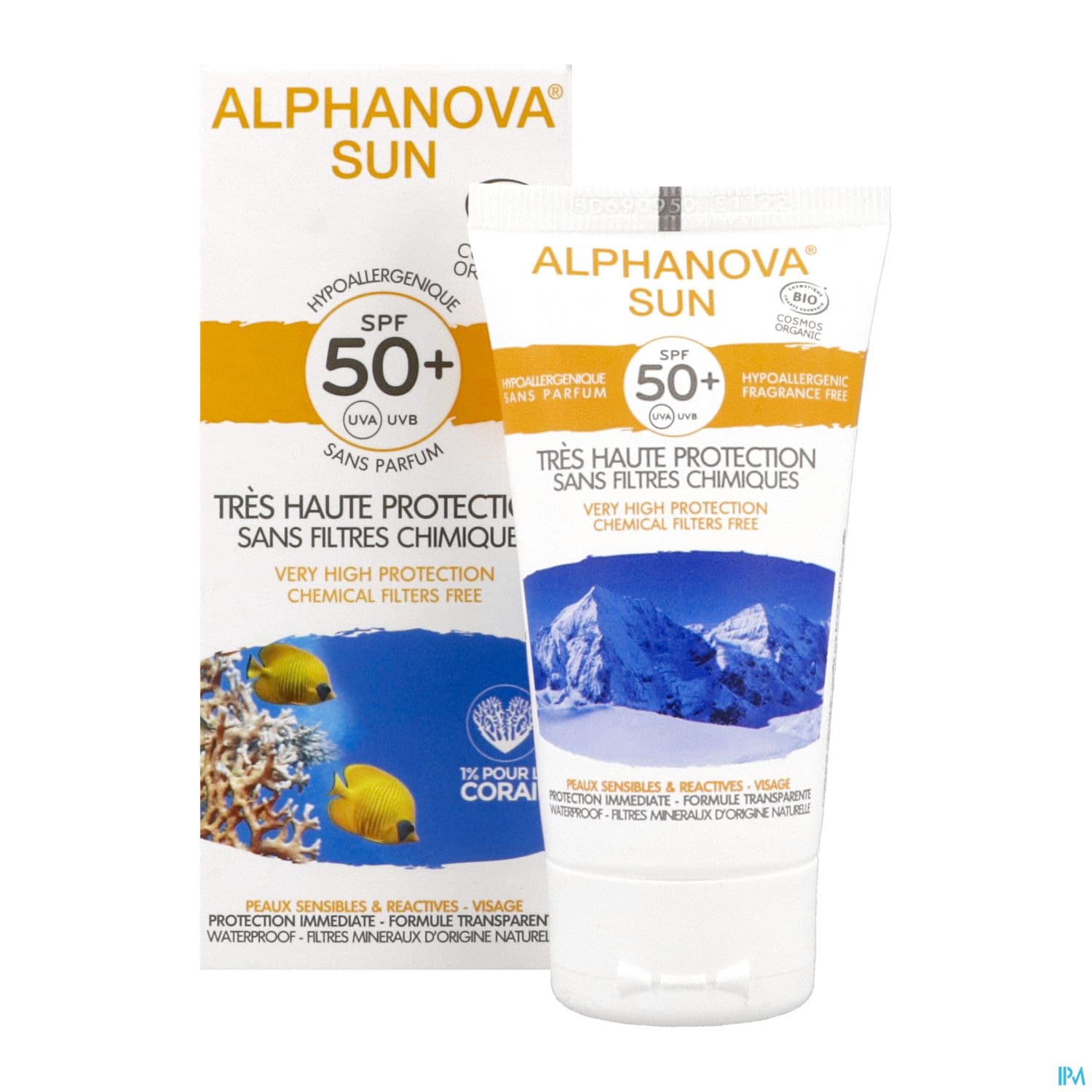 ALPHANOVA SUN SPF50+ VISAGE 50G