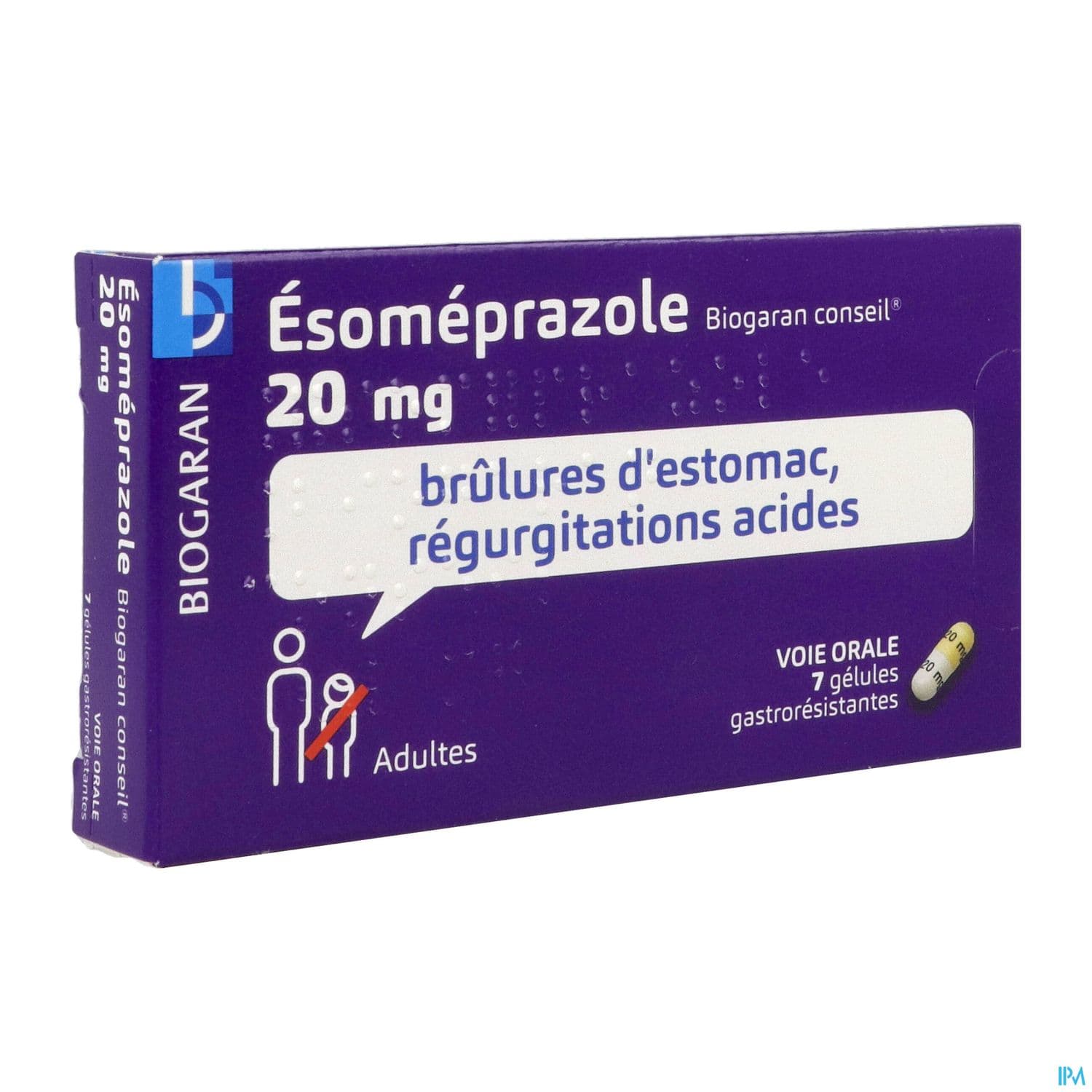 ESOMEPRAZOLE 20MG BGR CONS GEL 7