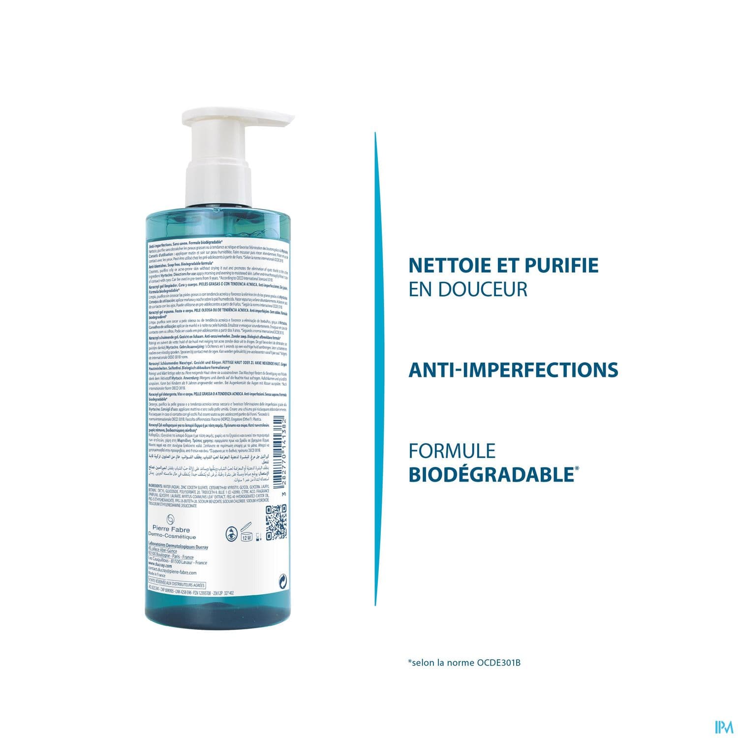 KERACNYL GEL MOUSSANT 400ML