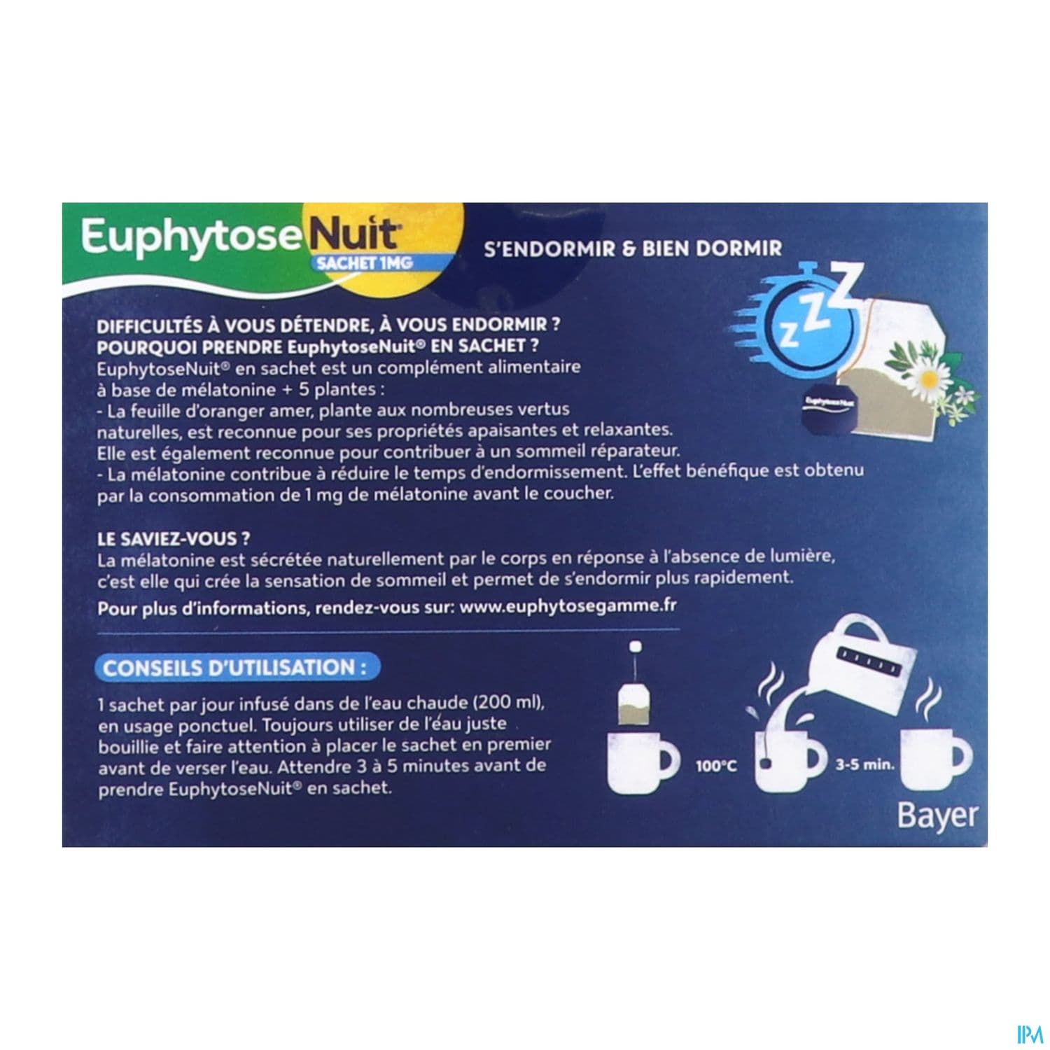 EUPHYTOSE NUIT SACHET 20