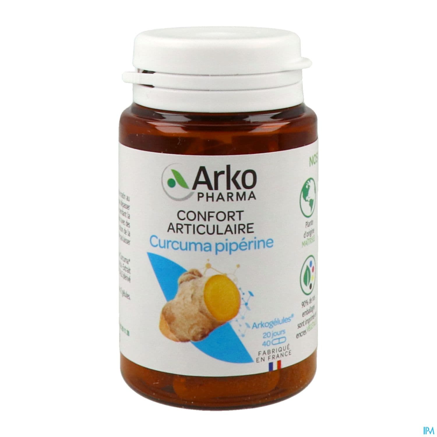 ARKOG CURCUMA+PIPERINE BIO GELU 40