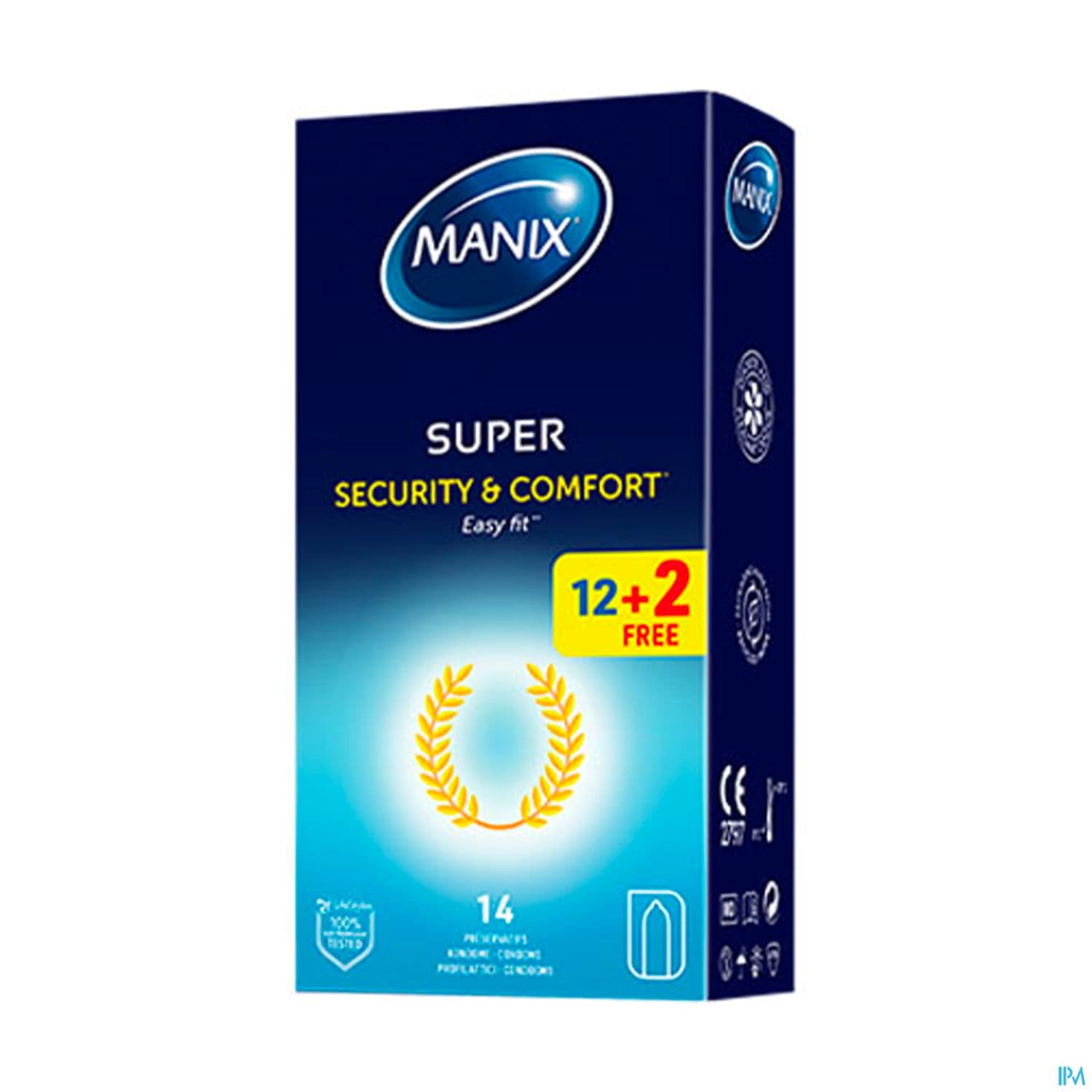 Manix Super Preservatif 12 + 2 Gratuit