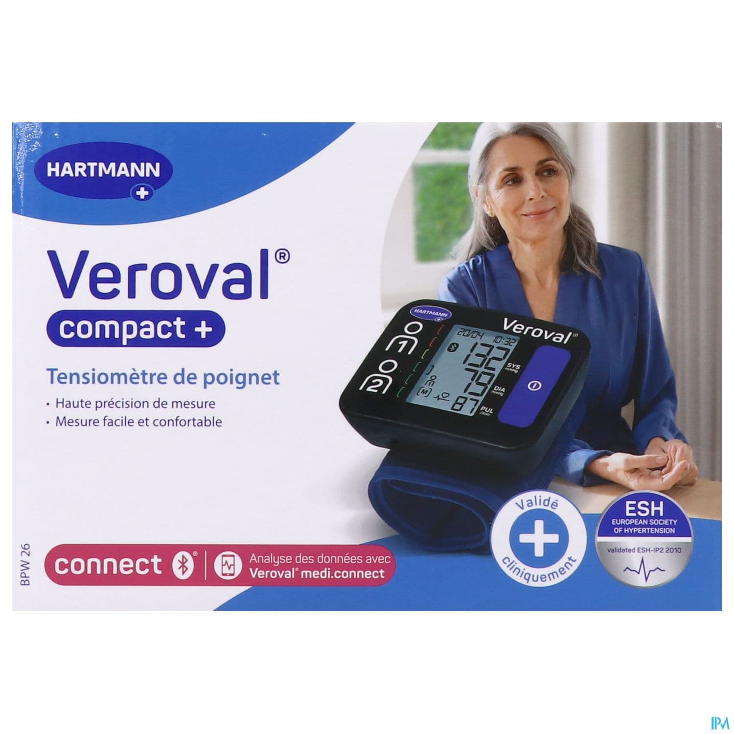 Hartmann Veroval Tensiometre Compact+ Poignet Bpw26