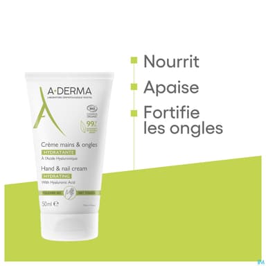 A-DERMA CR MAIN ONGLE HYDRA 50ML