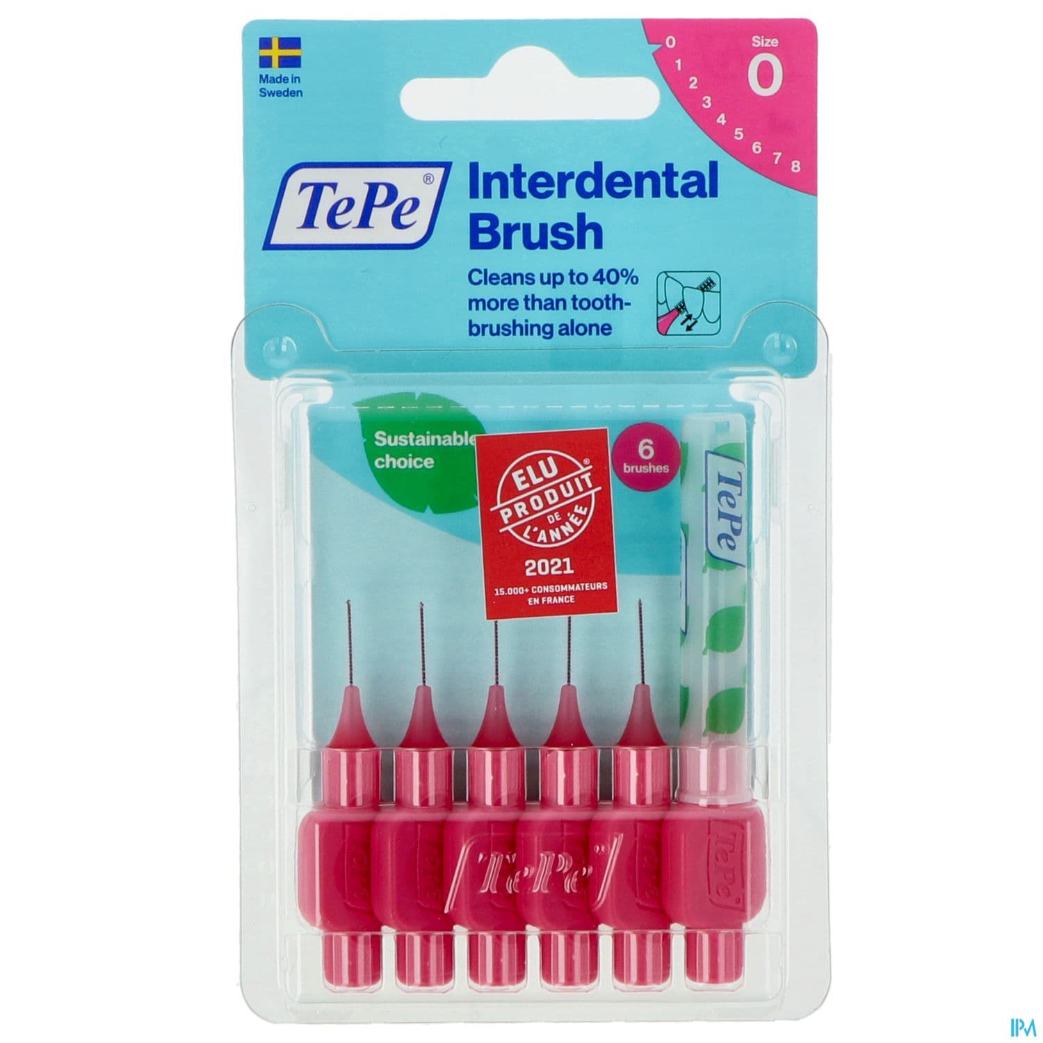 Tepe Brossette Interdentaire Original 0mm4 Rose X6