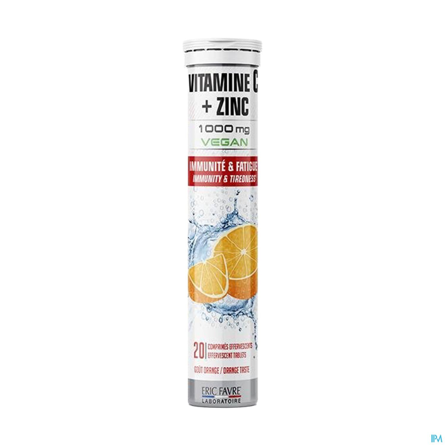Eric Favre Vitamine C Zinc Comprime Eff 20