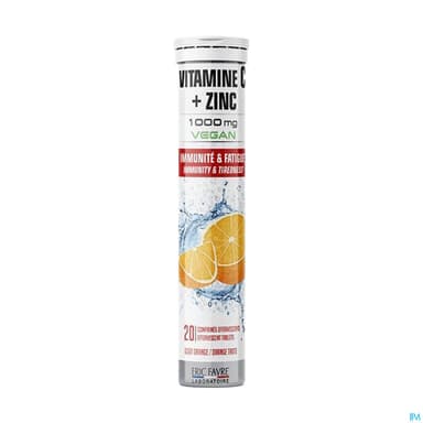 Eric Favre Vitamine C Zinc Comprime Eff 20