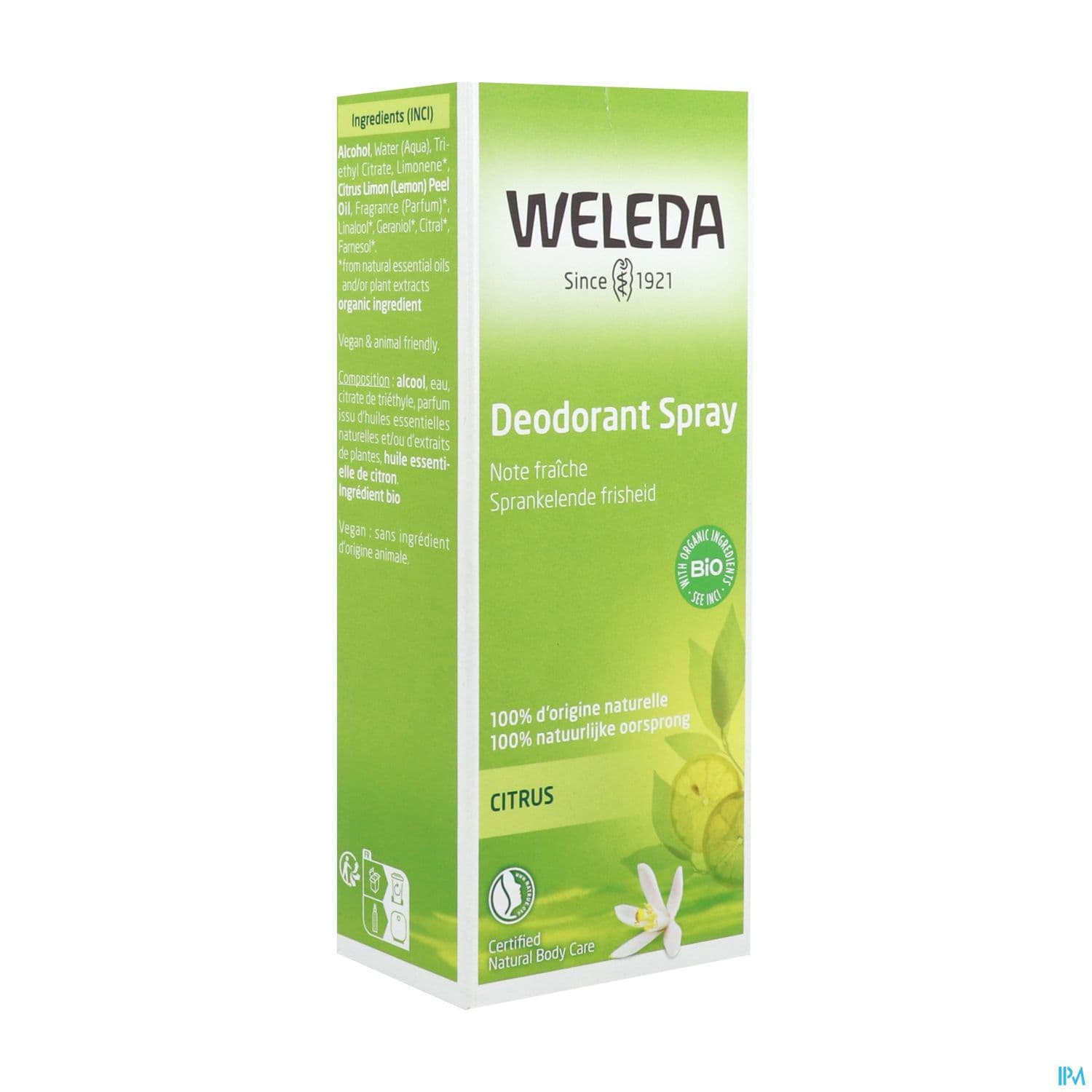 Weleda Citrus Deodorant Spray 100ml X2