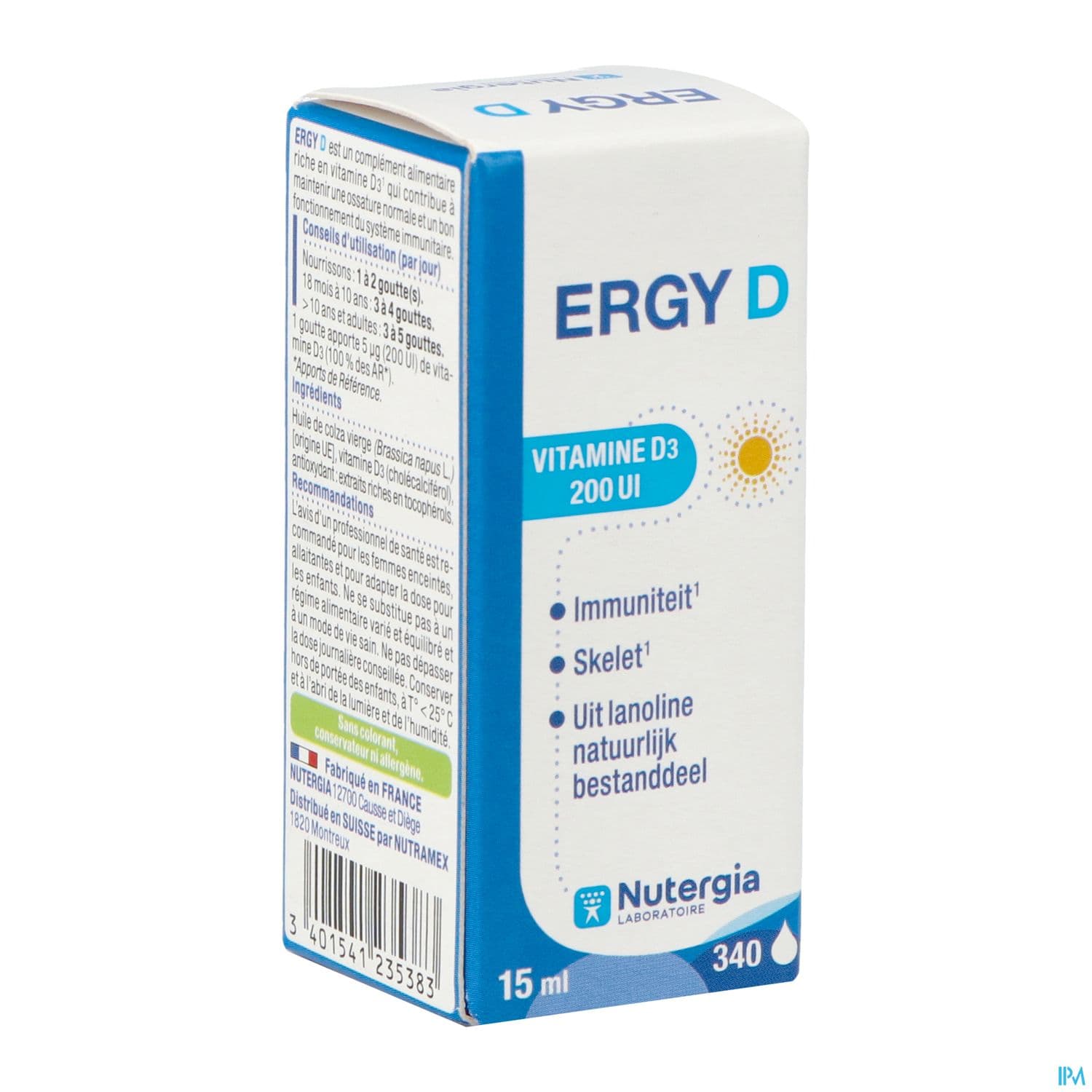 Nutergia Ergy D Solution Buvable 15ml