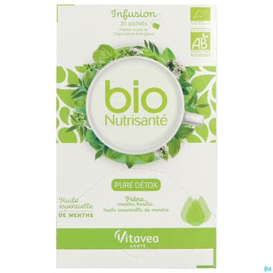Vitavea Bionutrisante Infusion Pure Detox Sachet 20