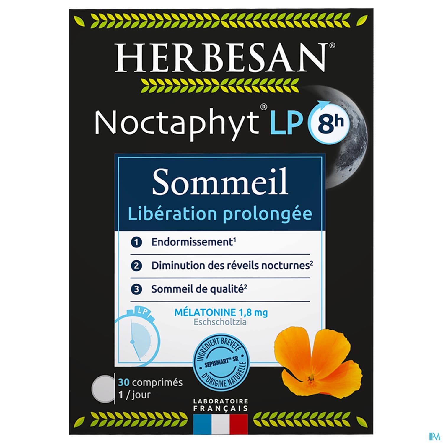 Herbesan Noctaphyt Lp 8h Comprime 30