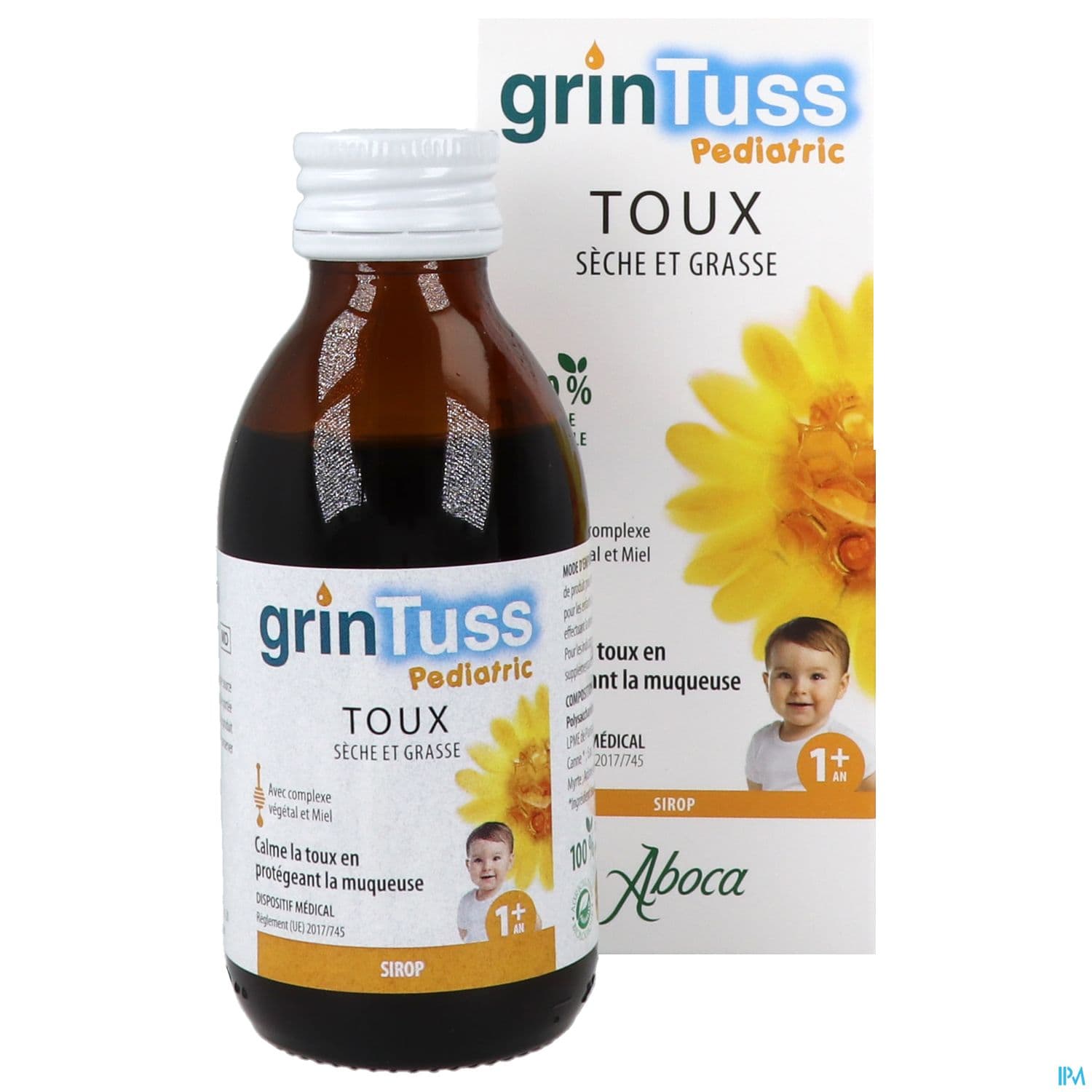 Aboca Grintuss Pediatric Sirop Toux Seche Et Grasse 180g