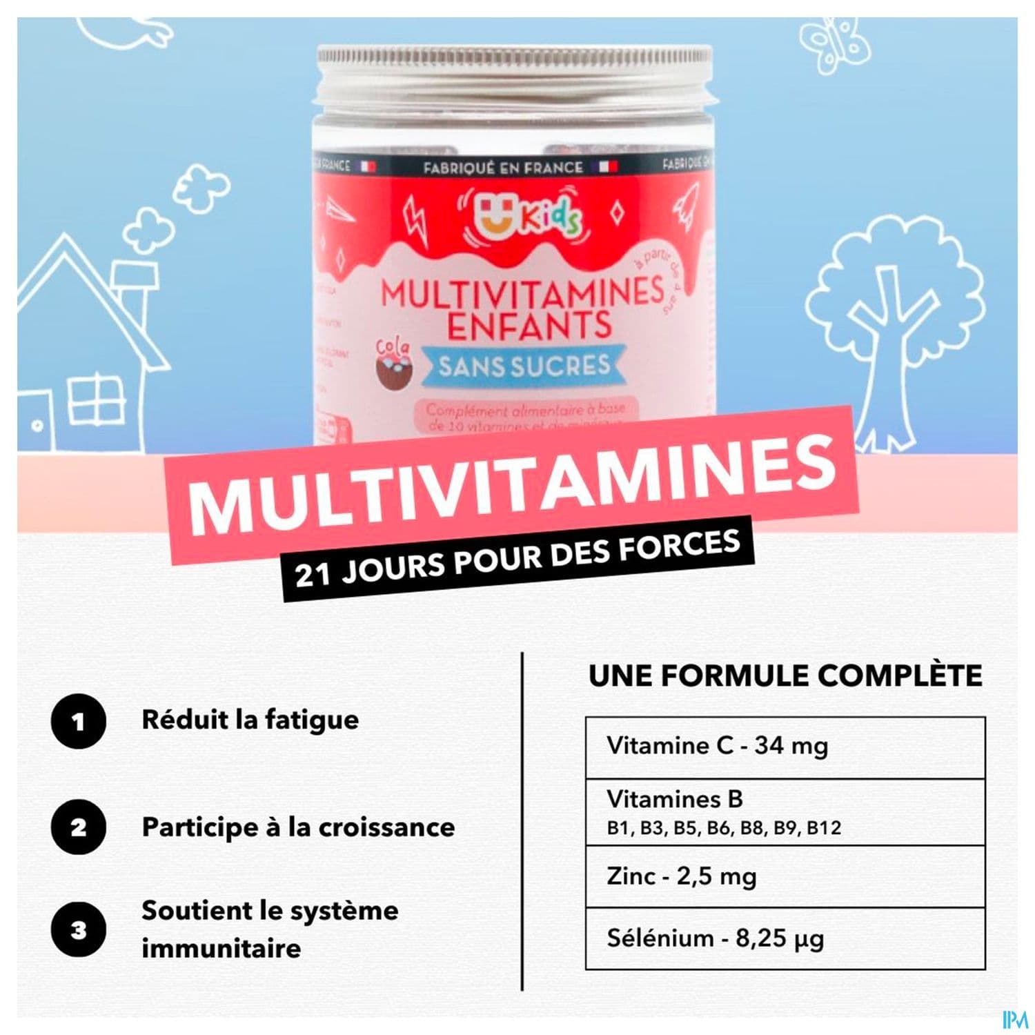 Mium Lab Multivitamines Sans Sucre Enfants Gummies 42