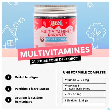 Mium Lab Multivitamines Sans Sucre Enfants Gummies 42