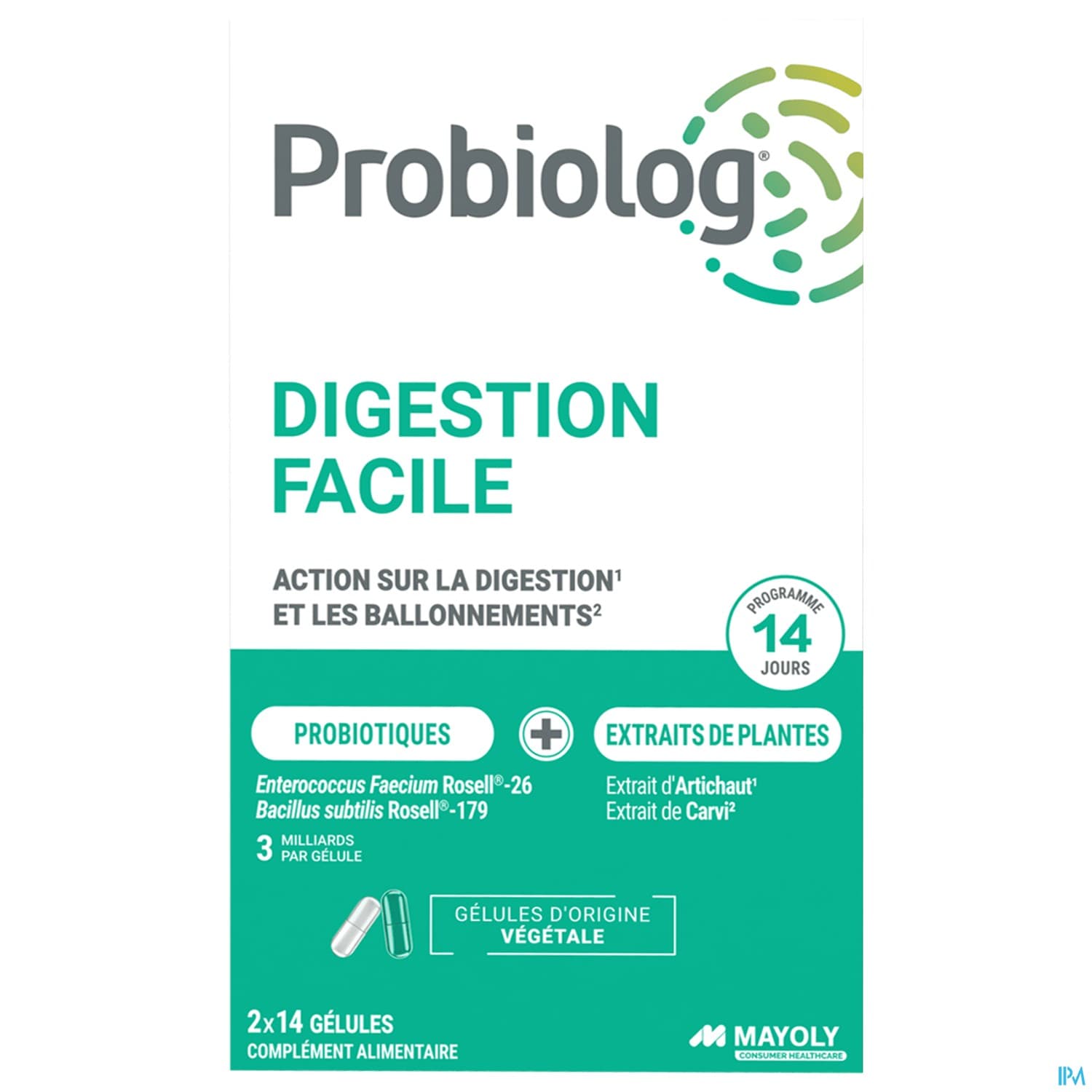 Probiolog Digestion Facile Gelule 14 + 14