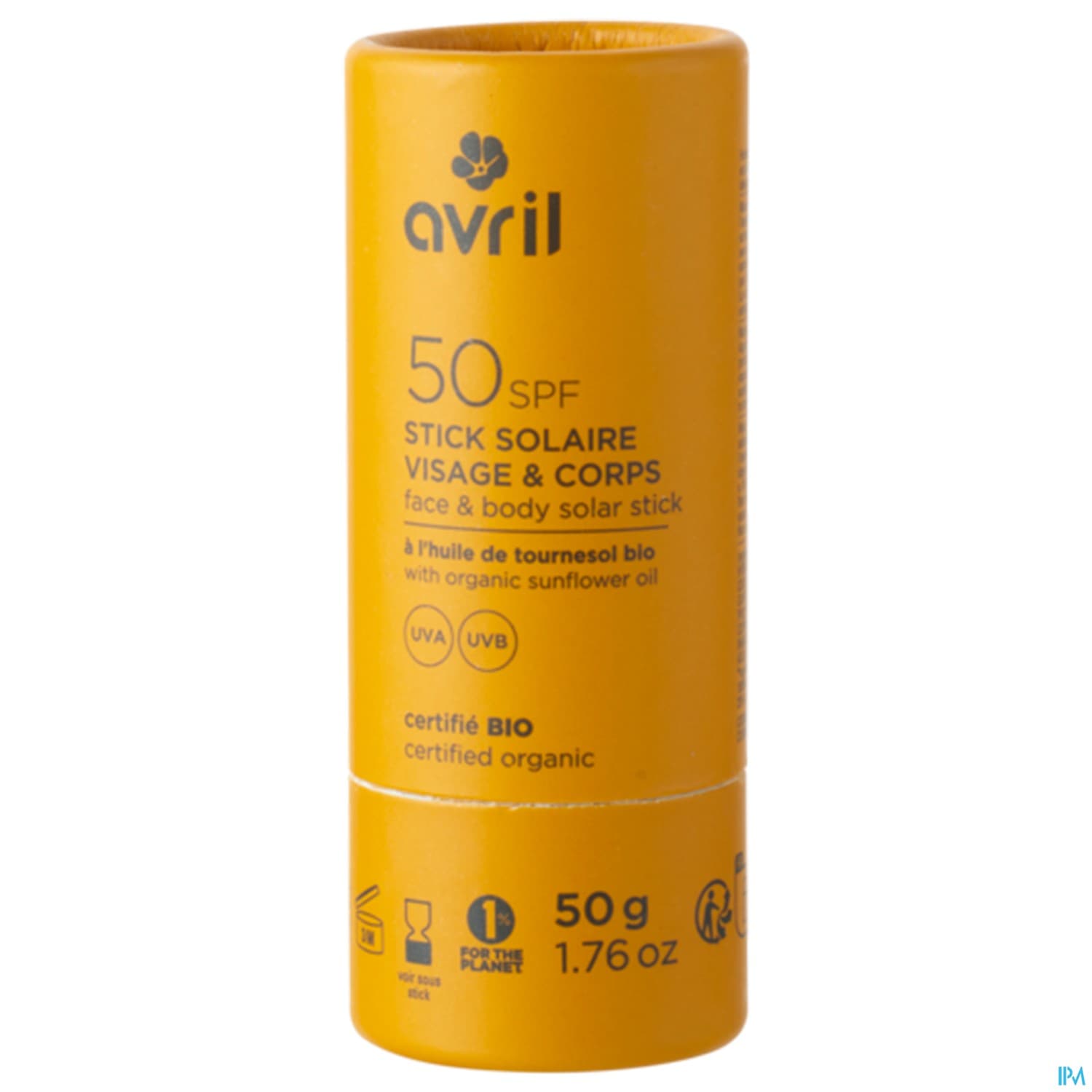 AVRIL SOLAIRE SPF50 STICK 50G