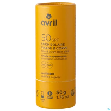 AVRIL SOLAIRE SPF50 STICK 50G