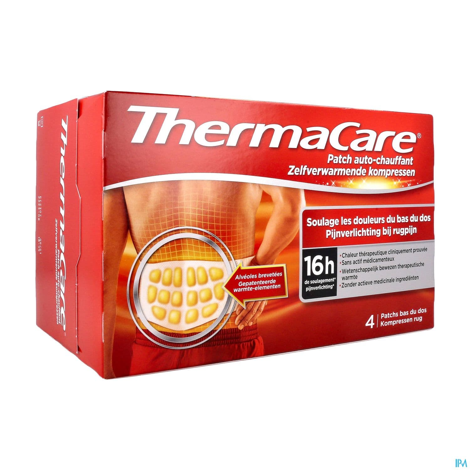 Thermacare Patch Chauffant Dos Ceinture Ajustab X4