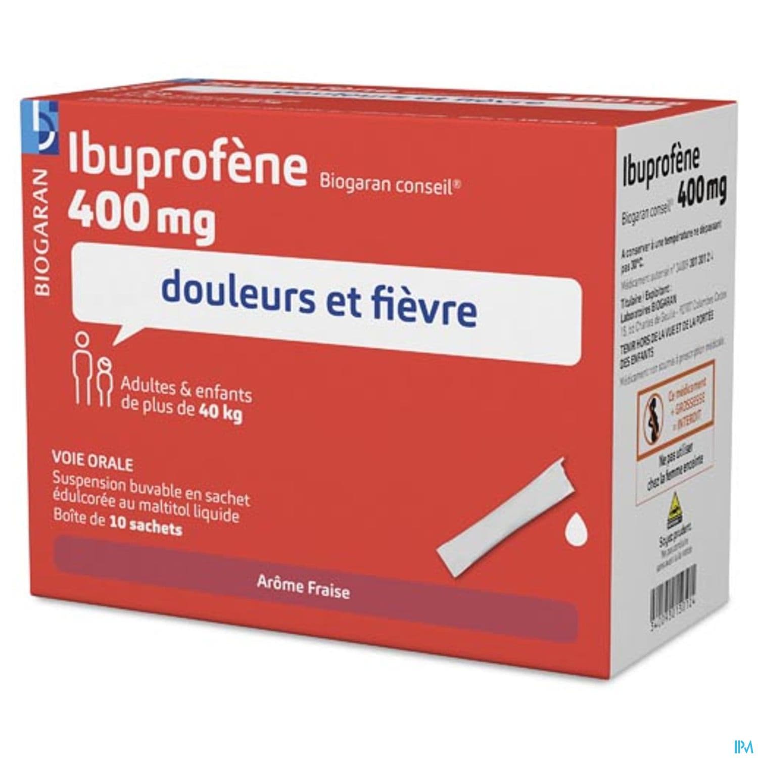IBUPROFENE 400MG BIOG CONS SACH 10