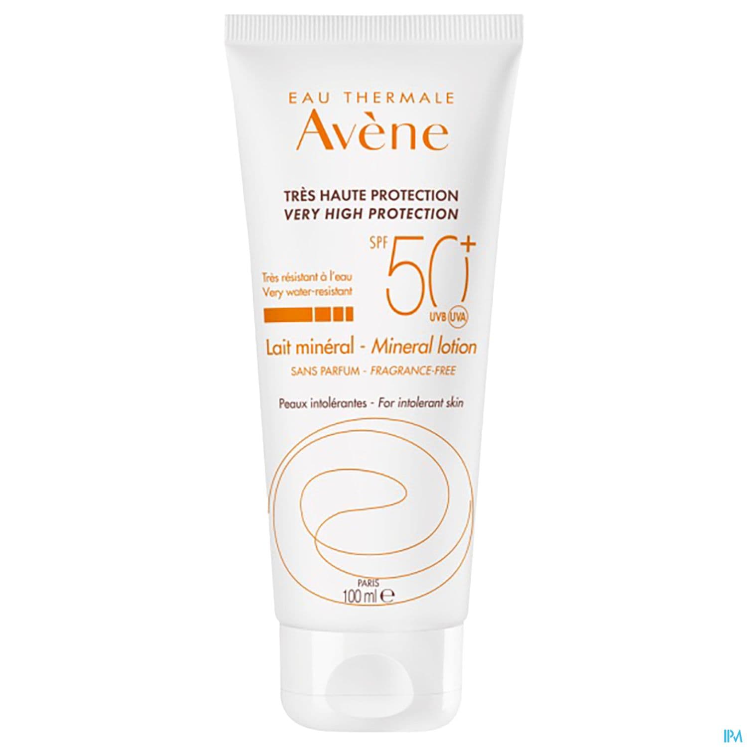 Eau Thermale Avene Solaire Lait Mineral Spf50+ 100ml