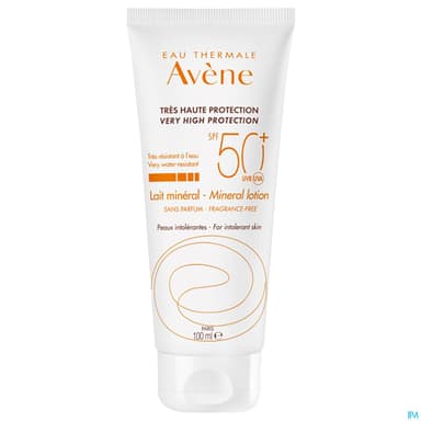 Eau Thermale Avene Solaire Lait Mineral Spf50+ 100ml