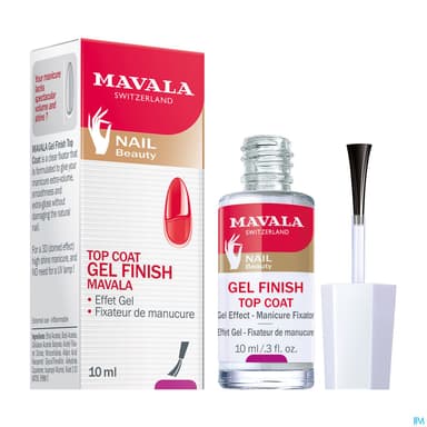 MAVALA TOP COAT GEL FINISH 10ML