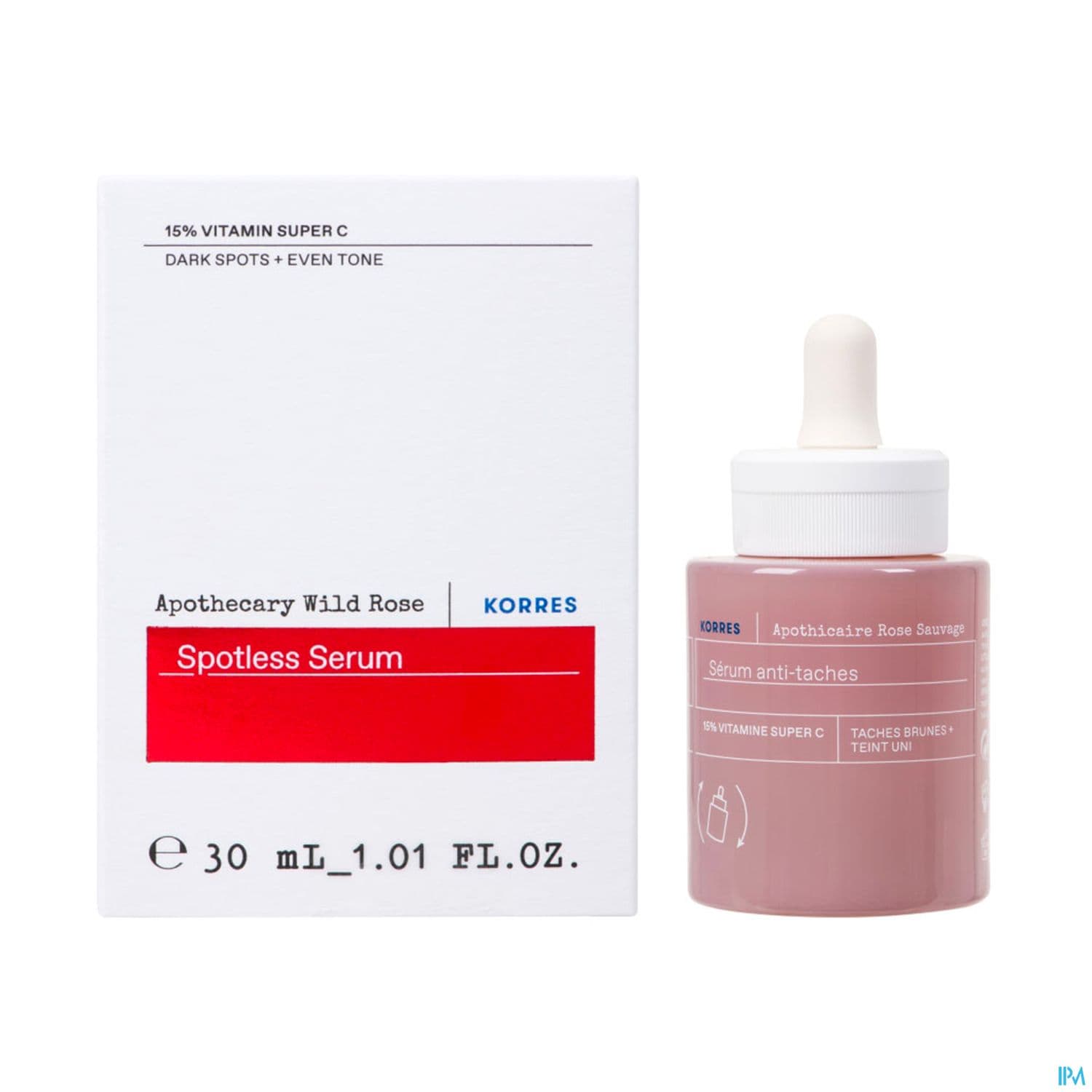 Korres Rose Sauvage Serum Eclat Antitaches 15% Super Vitamine C 30ml