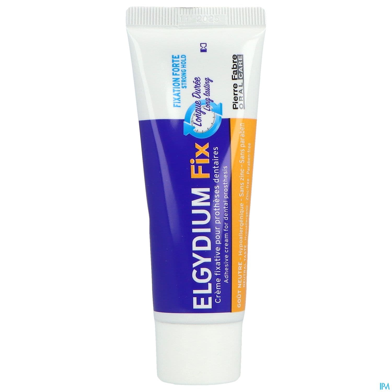 Elgydium Fix Fixation Forte Creme Fixative Gout Neutre 45g