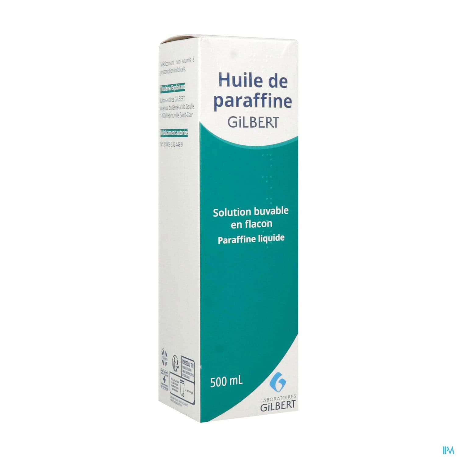 PARAFFINE HUILE GILBERT 500ML