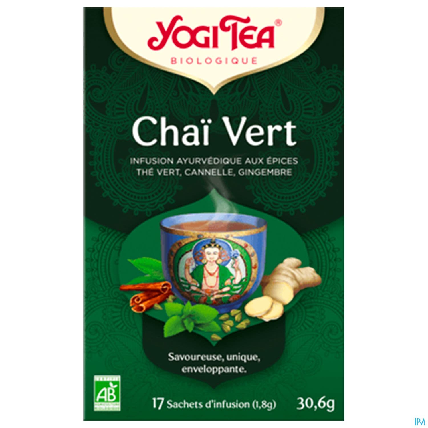 YOGI TEA CHAI VERT SACH 17