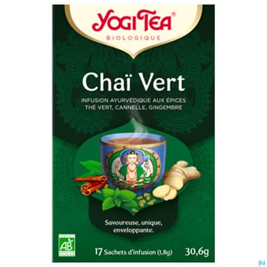 YOGI TEA CHAI VERT SACH 17