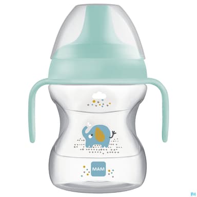 Mam Tasse D'apprentissage 190ml Decoree Bec Evolutif Avec Anse