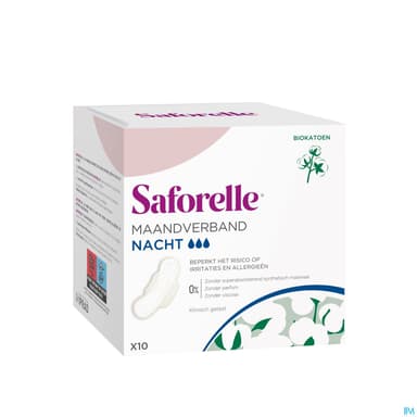 SAFORELLE COTON PROT SERV NUIT 10