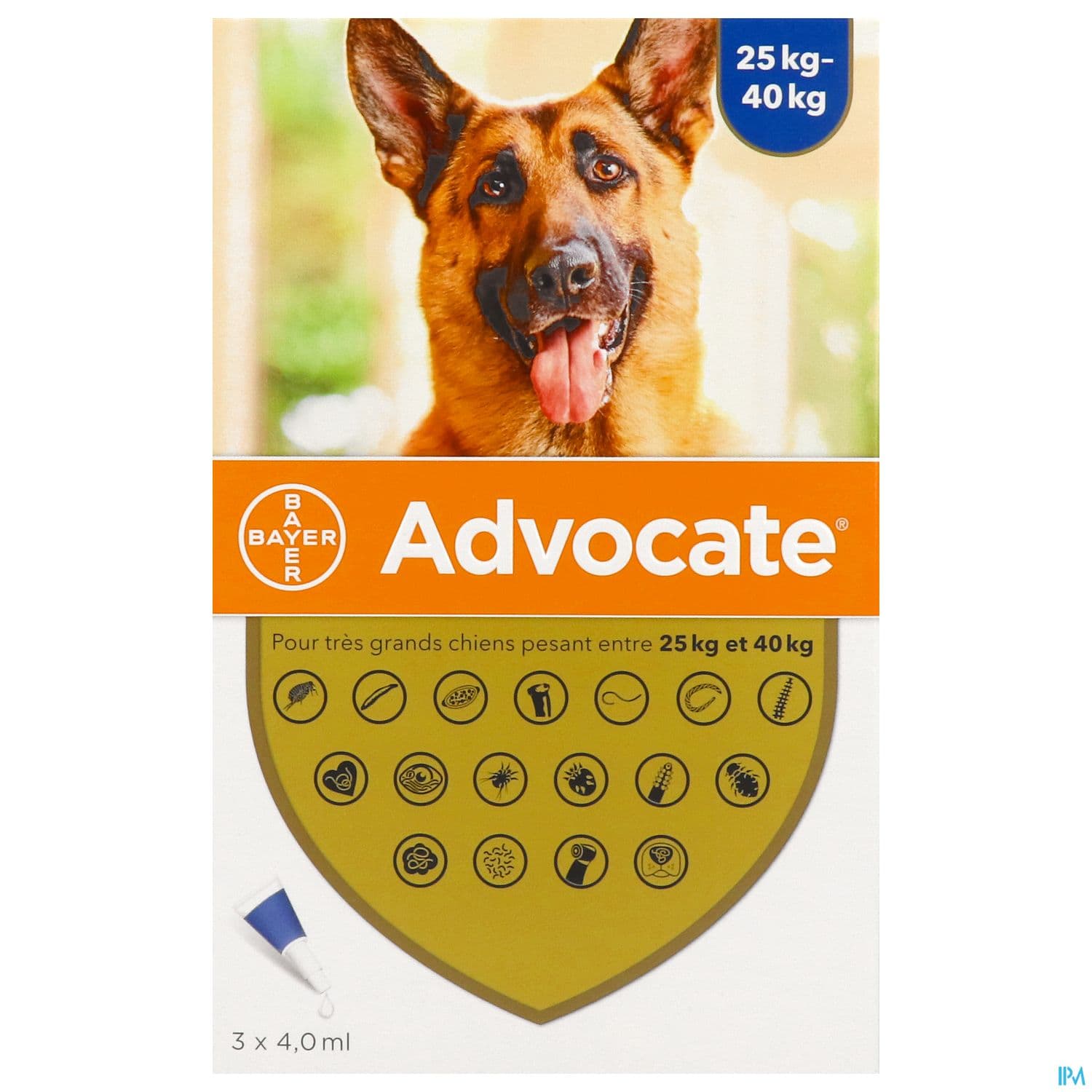 Advocate Chien Tres Grand Spot On Solution 4ml X 3