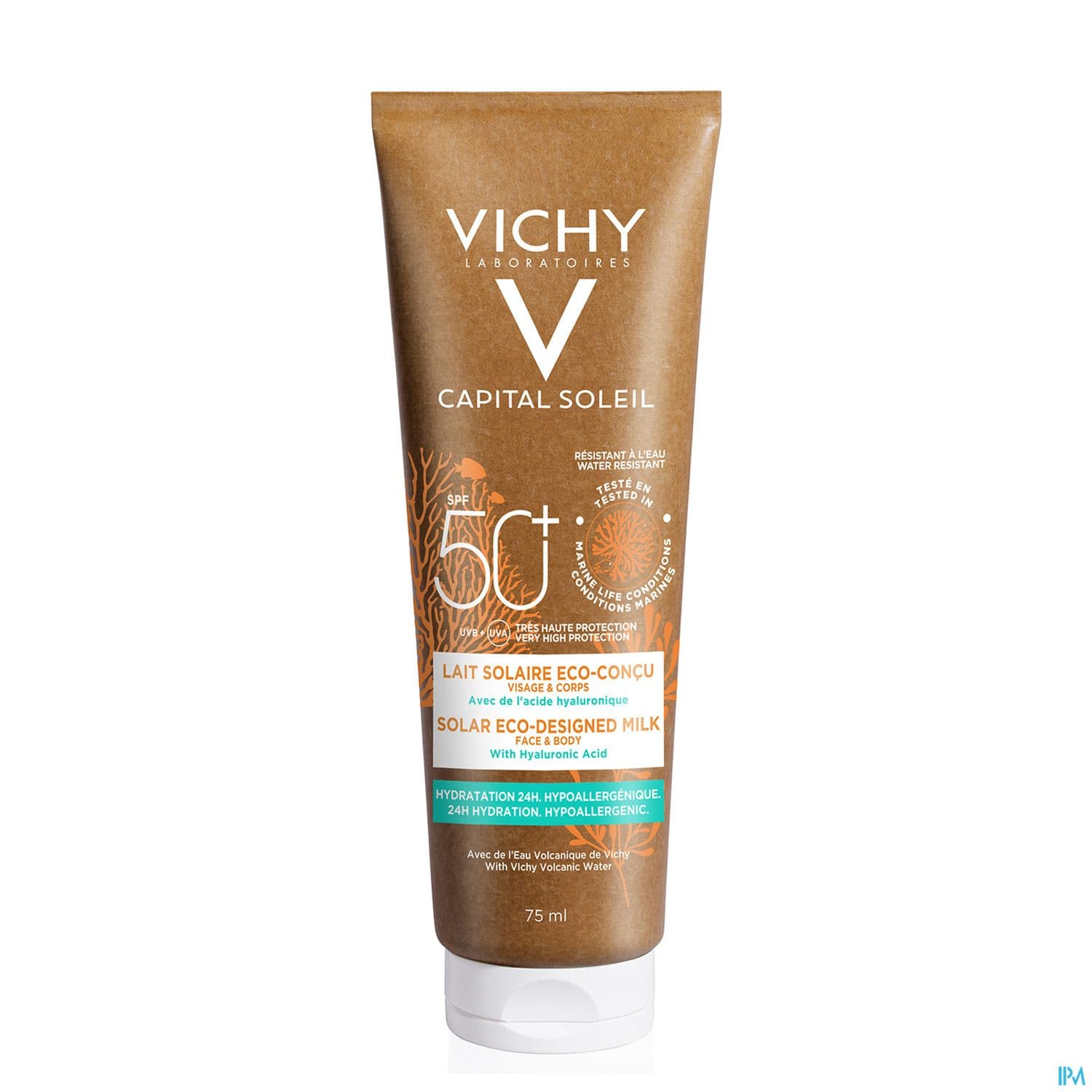 Vichy Capital Soleil Lait Solaire Eco Concu Spf50+ 75ml