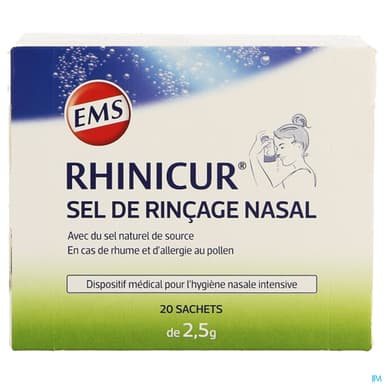 Rhinicur Sel De Rincage Nasal Sachet 2g5 20