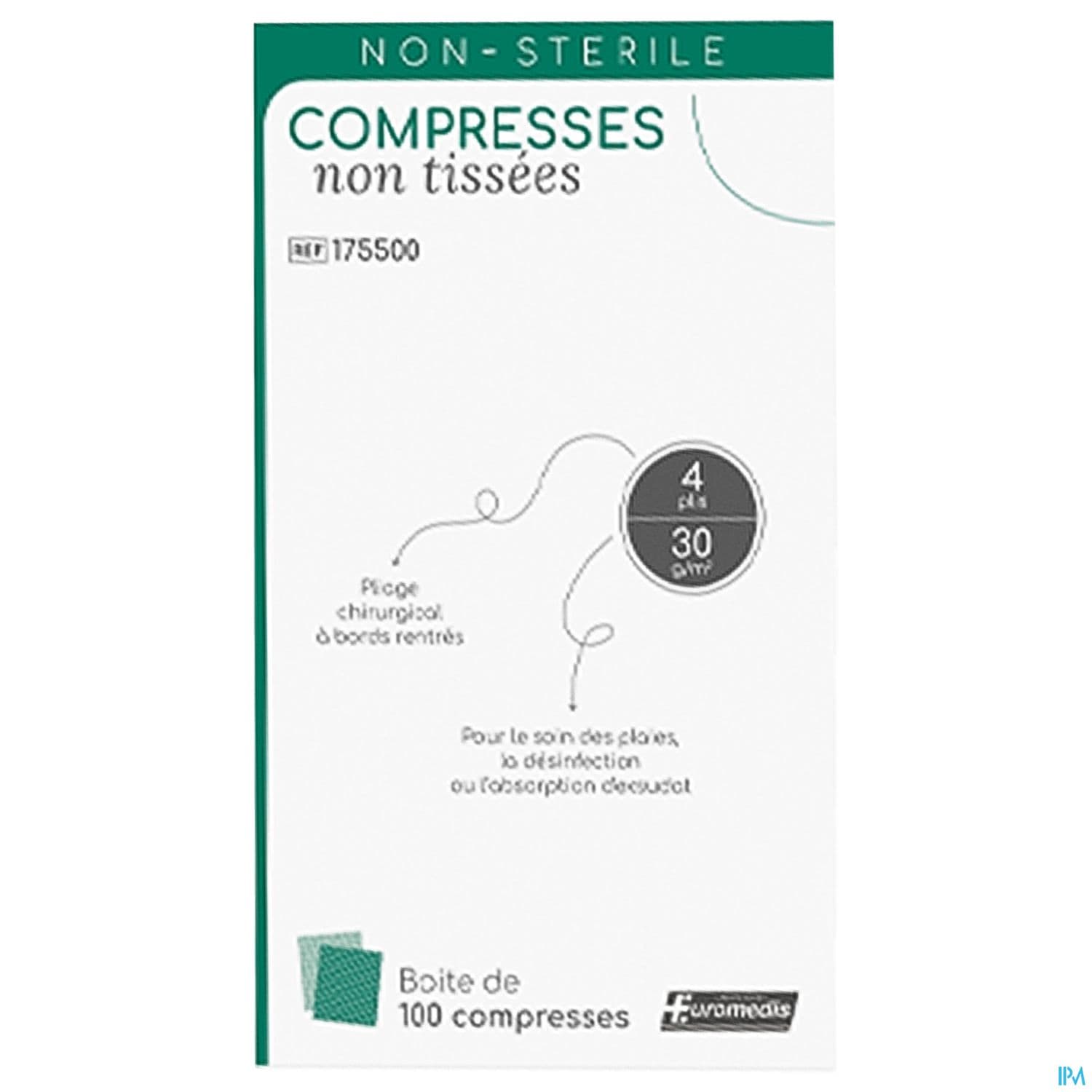 EUROMEDIS COMP NT NST 7,5X7,5CM100