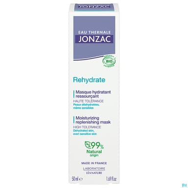 Eau Thermale Jonzac Rehydrate Masque Hydratant Ressourcant 50ml