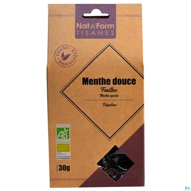 NAT&FORM TIS MENTHE DOUCE BIO 30G