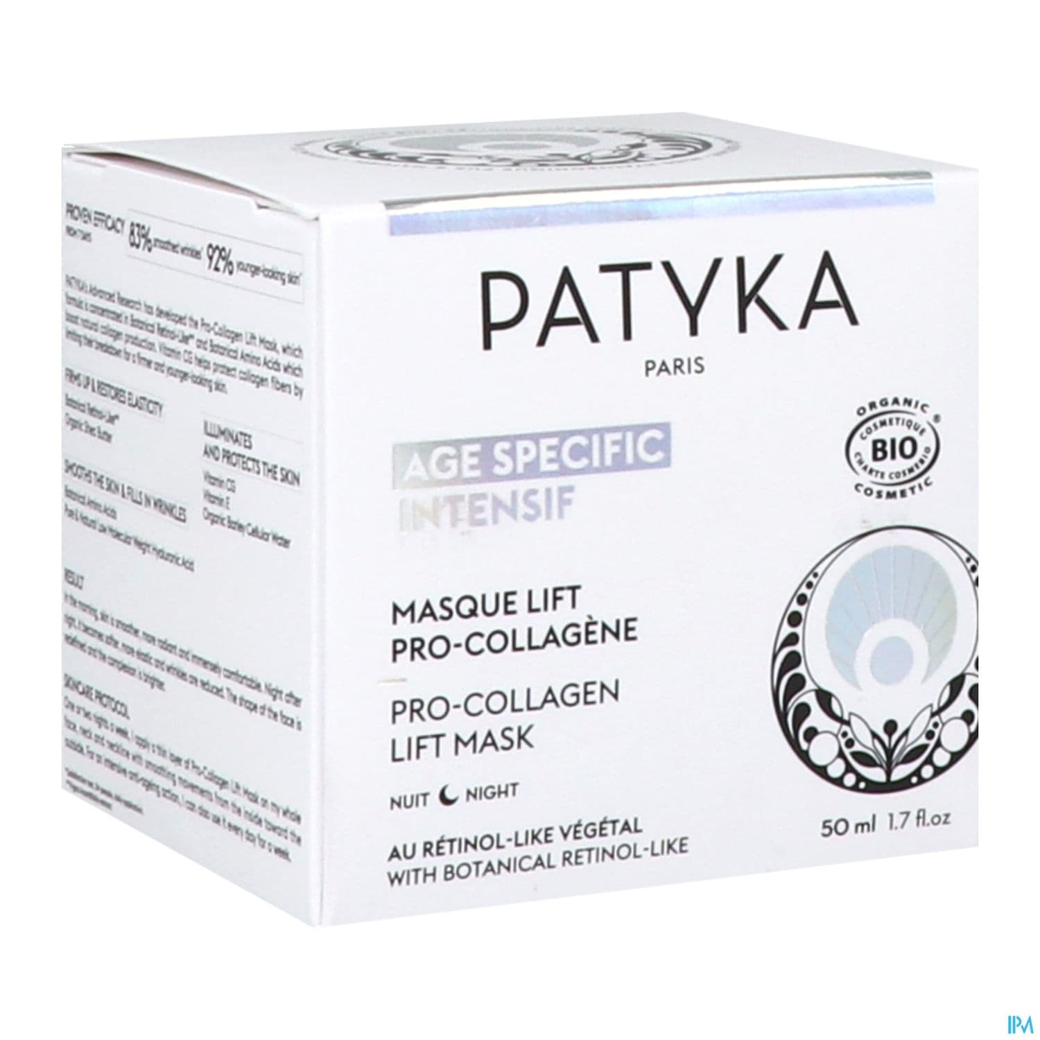 Patyka Masque Lift Pro Collagene Nuit 50ml